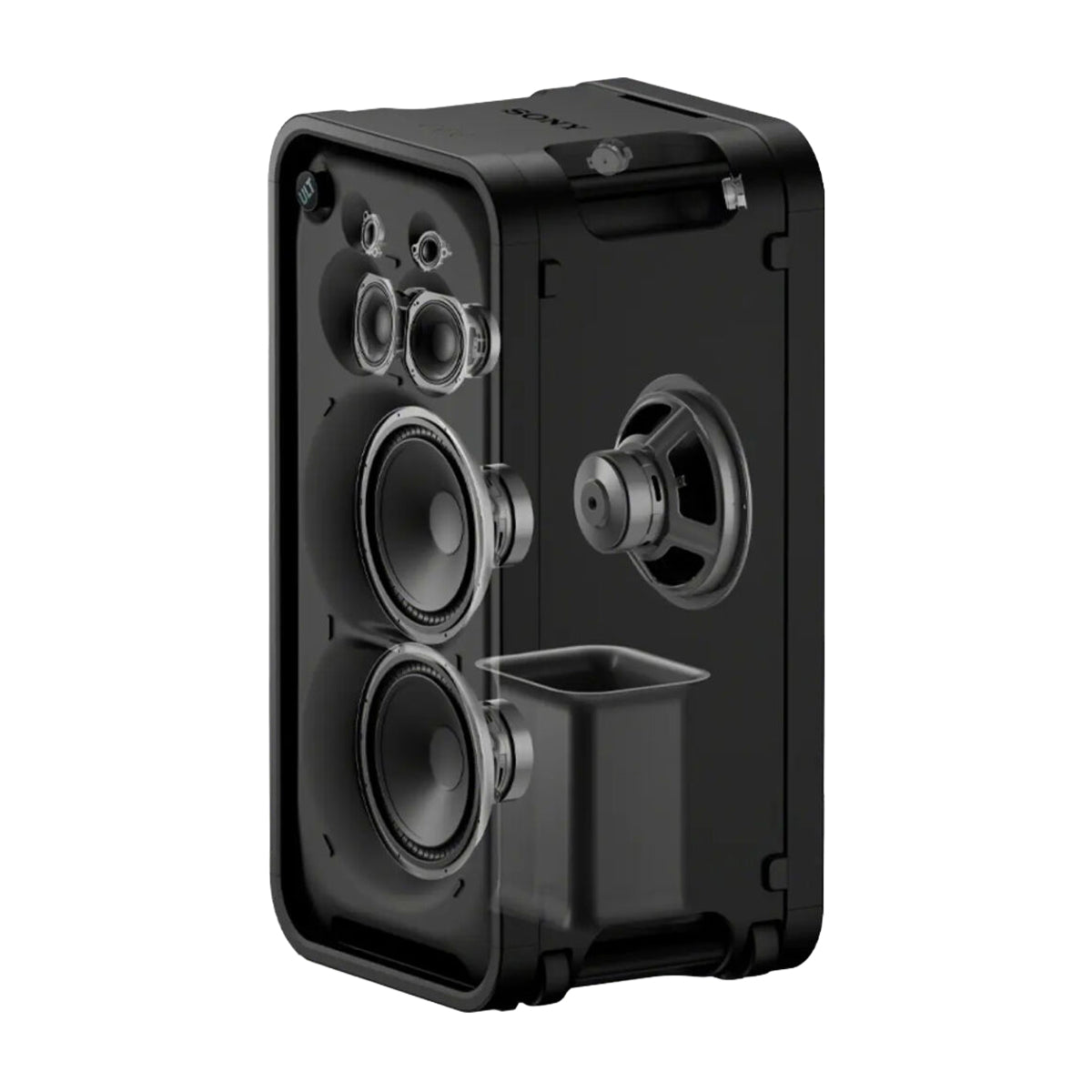Sony ULT TOWER MAX Equipo de Sonido | LDAC | Sonido 360° | ULT Power Sound | Luces LED | Bluetooth