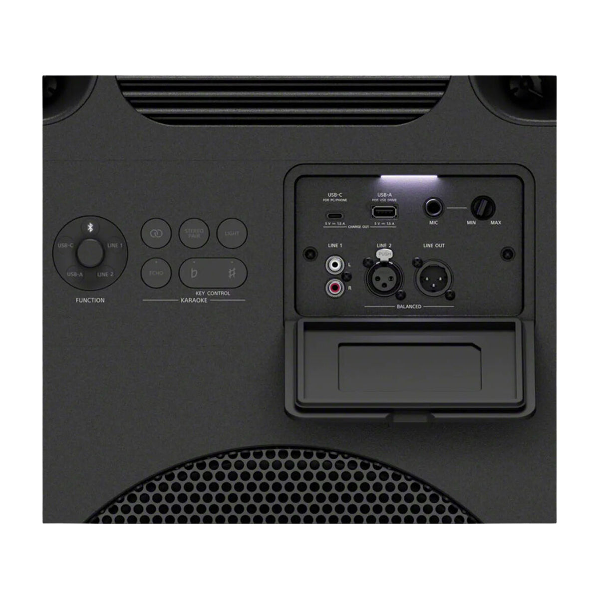 Sony ULT TOWER MAX Equipo de Sonido | LDAC | Sonido 360° | ULT Power Sound | Luces LED | Bluetooth