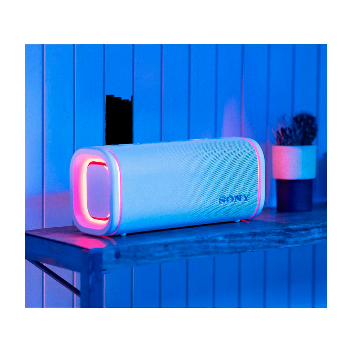 Sony ULT FIELD 5 Bocina Portátil Bluetooth Waterproof | ULT Bass | 25H | IP67 | Blanco