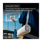 Sony ULT FIELD 5 Bocina Portátil Bluetooth Waterproof | ULT Bass | 25H | IP67 | Blanco