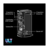 Sony ULT TOWER 9AC Equipo de Sonido | LDAC | X-Balanced | Sonido 360° | ULT Bass Boost | Luces LED | Bluetooth