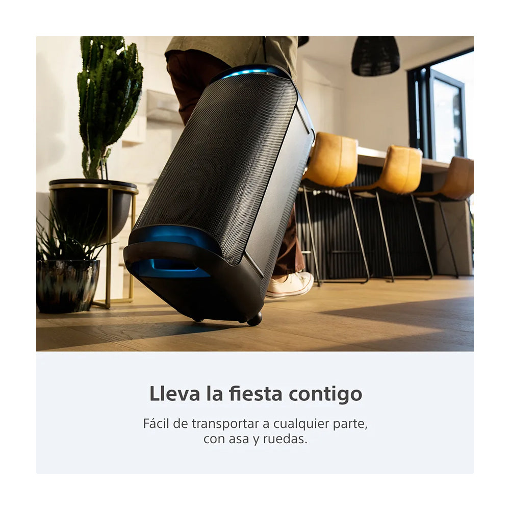 Sony XV800 Bocina Portátil Bluetooth | Mega Bass | Luces | 25H | Negro