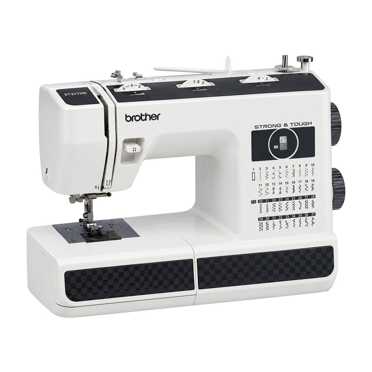 Brother Máquina de Coser de 37 Puntadas | Ojal de 1 Paso | Blanco