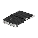 Sankey Sandwichera Panini Grill | Antiadherente | Mango con Aislamiento Térmico | 1500W | Plateado