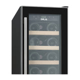 Drija Syrah 20 Vinera Empotrable de Compresor de 20 Botellas | Rejillas de Madera Deslizables