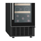 Drija Syrah 20 Vinera Empotrable de Compresor de 20 Botellas | Rejillas de Madera Deslizables