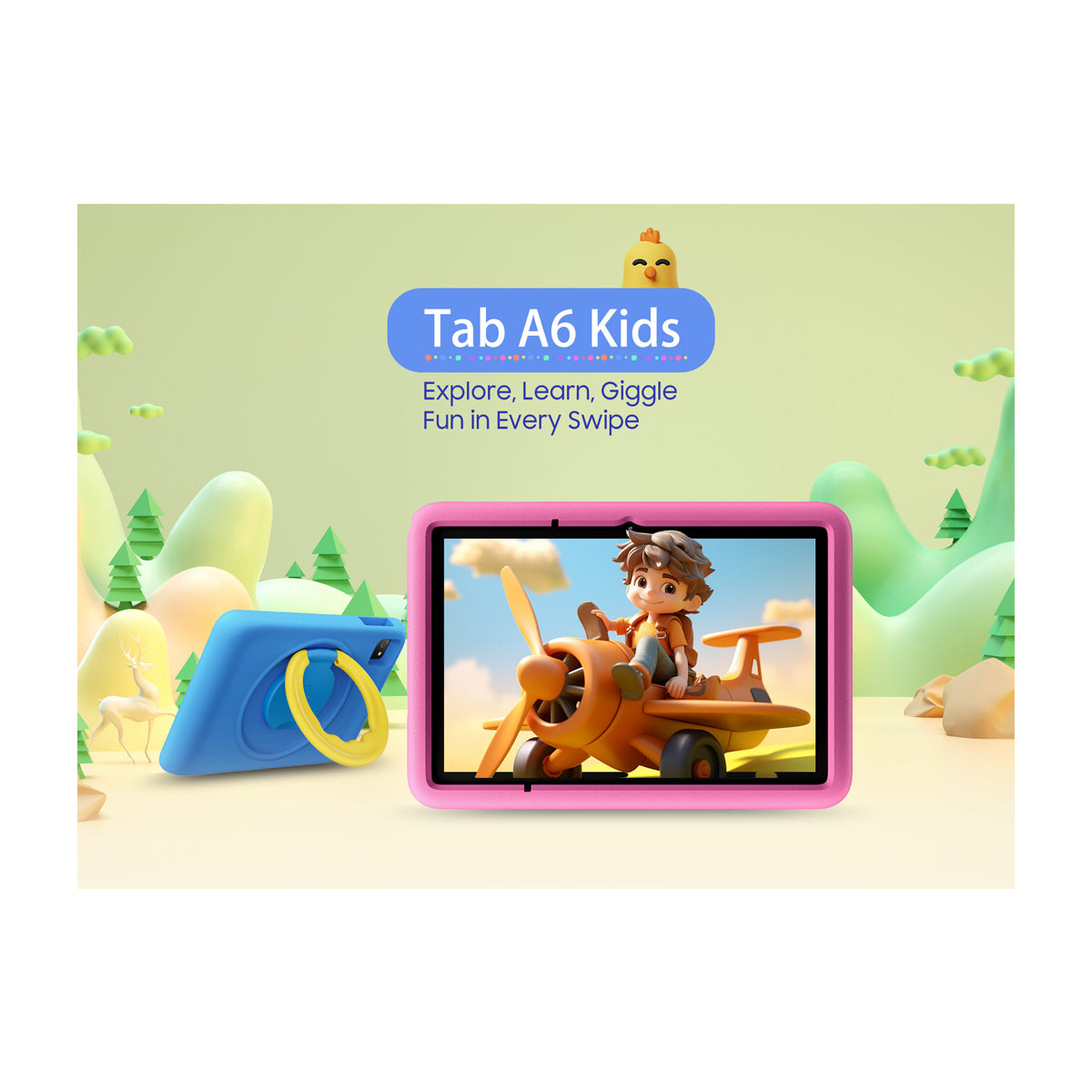 Blackview Tab A6 Kids de 10.1" | 128GB | WiFi | Rosa