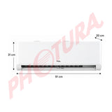 TCL Aire Acondicionado Split Inverter 12,000 BTU | SEER 28 | BreezeIN | Alta Eficiencia | Tecnología T-AI | WiFi | Silencioso | 220v