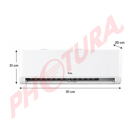 TCL Aire Acondicionado Split Inverter 12,000 BTU | SEER 28 | BreezeIN | Alta Eficiencia | Tecnología T-AI | WiFi | Silencioso | 220v