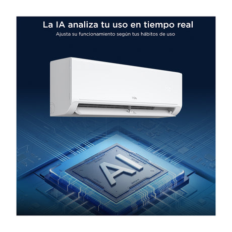 TCL Aire Acondicionado Split Inverter 18,000 BTU | SEER 18 | SaveIN AI | Tecnología T-AI | WiFi | 220v