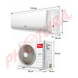 TCL Aire Acondicionado Split Inverter 36,000 BTU | SEER 19 | Elite | Low Noise | Deep Clean | WiFi | 220v