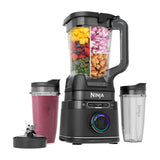 Ninja Detect Power Blender Pro Duo Licuadora de 3 Velocidades | BlendSense | Tecnología Total Crushing | Pulso | 0.71L & 2.1L | 1800W | Negro