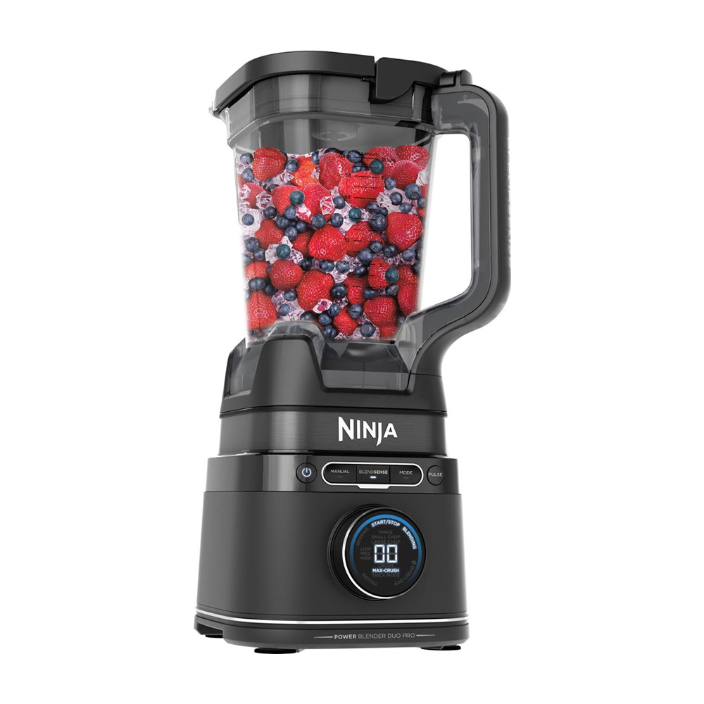 Ninja Detect Power Blender Pro Duo Licuadora de 3 Velocidades | BlendSense | Tecnología Total Crushing | Pulso | 0.71L & 2.1L | 1800W | Negro