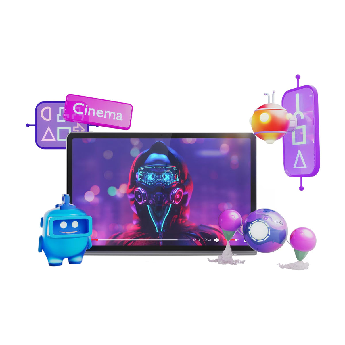 Lenovo Tab Plus Tablet 2K de 11.5" | 128GB | WiFi | Gris