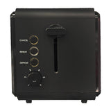 Sankey Tostadora de 2 Rebanadas | Base Antideslizante | Negro Plateado