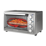Black & Decker Horno Eléctrico con Freidora de Aire | Tostador | Rostizar | Convección | Acero Inoxidable | Plateado