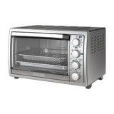 Black & Decker Horno Eléctrico con Freidora de Aire | Tostador | Rostizar | Convección | Acero Inoxidable | Plateado