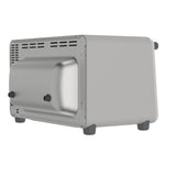 Black & Decker Horno Eléctrico con Freidora de Aire | Tostador | Bandeja Deslizable | Acero Inoxidable | Plateado