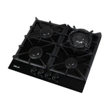 Drija Toscana 60 Pro Estufa Empotrable a Gas de Vidrio Templado | 4 Quemadores | 4 Válvulas de Seguridad