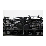 Drija Toscana 60 Pro Estufa Empotrable a Gas de Vidrio Templado | 4 Quemadores | 4 Válvulas de Seguridad