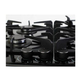 Drija Toscana 60 Pro Estufa Empotrable a Gas de Vidrio Templado | 4 Quemadores | 4 Válvulas de Seguridad