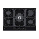 Drija Toscana 76 Pro Estufa Empotrable a Gas de Vidrio Templado | 5 Quemadores | 5 Válvulas de Seguridad