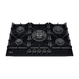 Drija Toscana 76 Pro Estufa Empotrable a Gas de Vidrio Templado | 5 Quemadores | 5 Válvulas de Seguridad