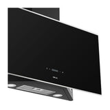 Drija Trapezio 90 Black Extractor de Grasa | Tipo Chimenea | 3 Velocidades | Panel Táctil | 1 Filtro de Carbón | 3 Filtros de Aluminio | 650m3/H