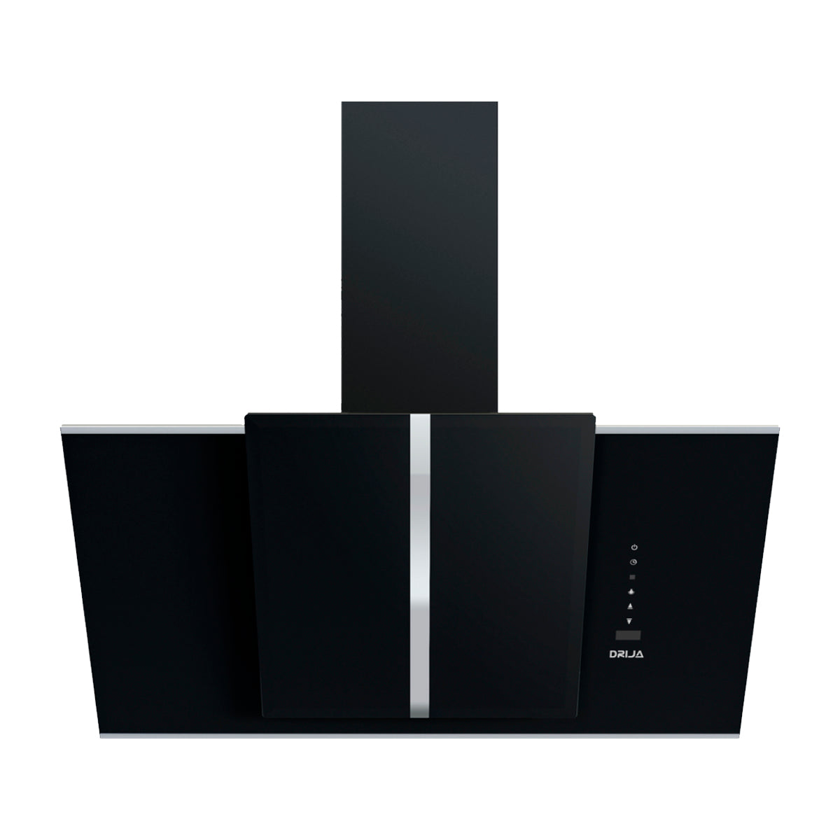 Drija Triangolo 76 Extractor de Grasa | Tipo Chimenea | 3 Velocidades | Panel Táctil | Control Remoto | 2 Filtros de Carbón | 1 Filtro de Aluminio | 650m3/H
