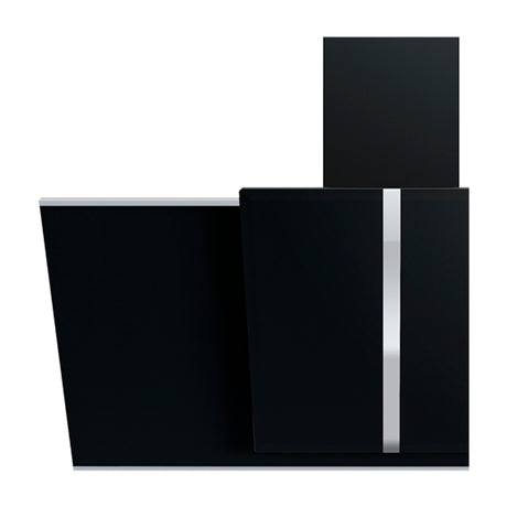 DRIJA Triangolo 90 Extractor de Grasa | Tipo Chimenea | 3 Velocidades | Panel Táctil | Control Remoto | 2 Filtros de Carbón | 1 Filtro de Aluminio | 650m3/H