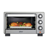 Oster TSSTTV17MAFNS Horno Eléctrico de 17L | Freidora de Aire | 4 Funciones | Temporizador | 1400W | Gris