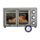 Oster TSSTTV42FDMAFNS Horno Eléctrico de 42L | Freidora de Aire | 5 Funciones | Acero Inoxidable