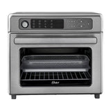 Oster TSSTTVDAF1NS Horno Eléctrico de 22L | Freidora de Aire | 12 Funciones | Plateado