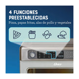 Oster TSSTTVDAF1NS Horno Eléctrico de 22L | Freidora de Aire | 12 Funciones | Plateado