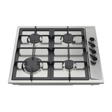 Drija Turin 60 Estufa Empotrable a Gas de Acero Inoxidable | 4 Quemadores | 4 Válvulas de Seguridad