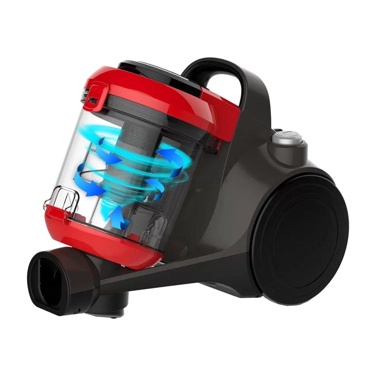 Sankey Aspiradora para Seco y Húmedo de 1.5L | Filtro de HEPA | 1300W | Rojo Negro