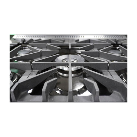 DRIJA Venecia 76 Estufa a Gas de Acero Inoxidable | Convección | Enc. Eléctrico | 30" | 5 Quemadores