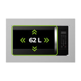 DRIJA Véneto 62L Black-I Microondas Inverter Empotrable de 1200W | 2.2p3 | Sistema de Bloqueo Infantil