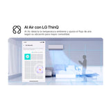 LG Aire Acondicionado Split Dual Inverter 12,000 BTU | SEER 21.8 | DUALCOOL | Smart ThinQ WiFi | Ionizer | AI Air | Soft Air | Modo Silencioso | 220v