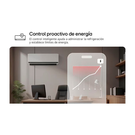 LG Aire Acondicionado Split DUAL Inverter 12,000 BTU | SEER 21.8 | DUALCOOL | WiFi | ThinQ | AI Air | Soft Air | kW Manager | Auto Clean+ | 220v