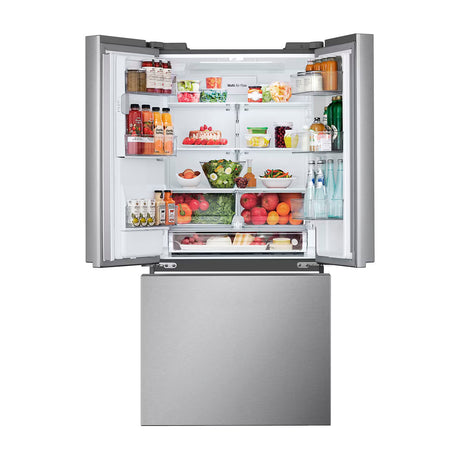 LG Refrigeradora French Door Smart Inverter de 3 Puertas | Linear Cooling | Multi Air Flow | Dispensador de Agua y Hielo | 24.47p3