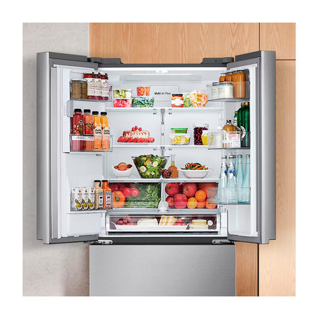 LG Refrigeradora French Door Smart Inverter de 3 Puertas | Linear Cooling | Multi Air Flow | Dispensador de Agua y Hielo | 24.47p3