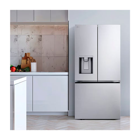 LG Refrigeradora French Door Smart Inverter de 3 Puertas | Linear Cooling | Multi Air Flow | Dispensador de Agua y Hielo | 24.47p3