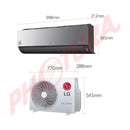 LG Aire Acondicionado Split Dual Inverter 18,300 BTU | SEER 19.5 | ARTCOOL | Smart ThinQ WiFi | Ionizer | Modo Silencioso | 220v