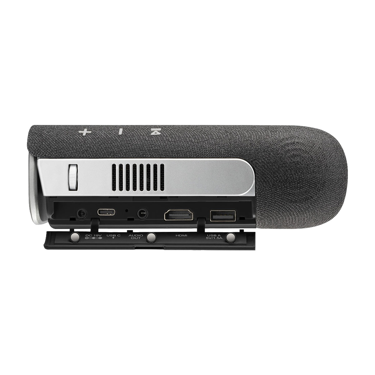 ViewSonic M1X Proyector Portátil Smart | WVGA | 360 Lúmenes | 24" - 100" | 16:9 | WiFi | Bluetooth | Cinema SuperColor+ | Smart Stand 360° | Altavoces Harman Kardon | Conexión Inalámbrica
