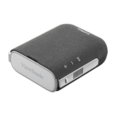 ViewSonic M1X Proyector Portátil Smart | WVGA | 360 Lúmenes | 24" - 100" | 16:9 | WiFi | Bluetooth | Cinema SuperColor+ | Smart Stand 360° | Altavoces Harman Kardon | Conexión Inalámbrica