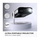 ViewSonic M1X Proyector Portátil Smart | WVGA | 360 Lúmenes | 24" - 100" | 16:9 | WiFi | Bluetooth | Cinema SuperColor+ | Smart Stand 360° | Altavoces Harman Kardon | Conexión Inalámbrica