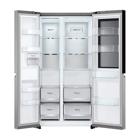LG Refrigeradora Side By Side InstaView Smart Inverter | ThinQ | Linear/Door Cooling | Multi Air Flow | Hygiene Fresh+ | 23.13p3