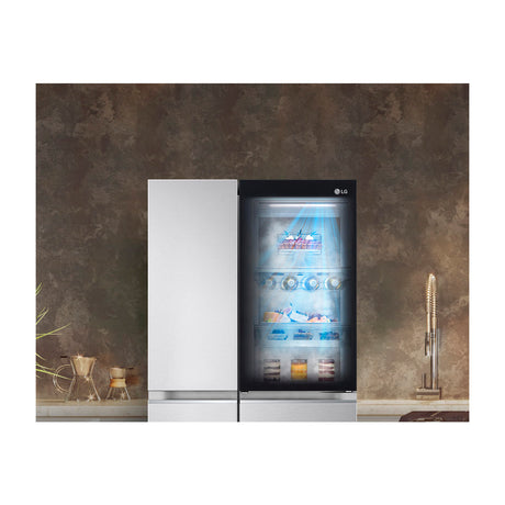 LG Refrigeradora Side By Side InstaView Smart Inverter | ThinQ | Linear/Door Cooling | Multi Air Flow | Hygiene Fresh+ | 23.13p3