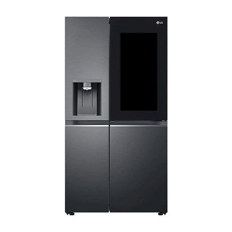 LG Refrigeradora Side By Side InstaView Door-In-Door Smart Inverter | ThinQ | Craft Ice | Linear/Door Cooling | Hygiene Fresh+ | UVNano | Dispensador de Agua y Hielo | 22.42p3 | Negro Matte